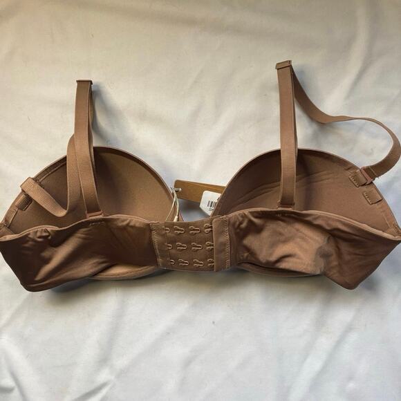 NWT Skims 36C Sienna Brown Ultimate Push Up Strapless Bra BA-BAN-3208 - Picture 3 of 4